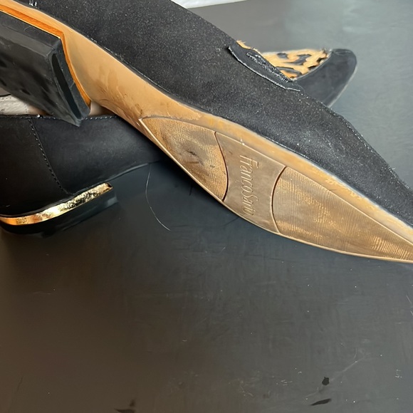 Franco Sarto Size 6.5 Suede Leopard Flats - Picture 5 of 6